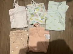 ベビー肌着５点まとめ売り サイズ80-100
