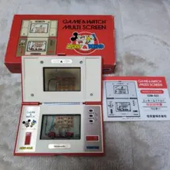 任天堂　ゲームウォッチ　ミッキー&ドナルド