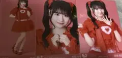 ＝LOVE イコラブ　齋藤樹愛羅　生写真　とくべチュ　赤衣装　コンプ
