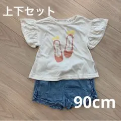 女の子　上下セット　90 ショートパンツ　半袖　Tシャツのサムネイル