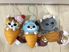mofusandアイスにゃんマスコット 3種セット