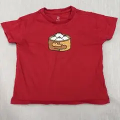 【90cm】GAP レッド 小籠包プリント 半袖Tシャツのサムネイル