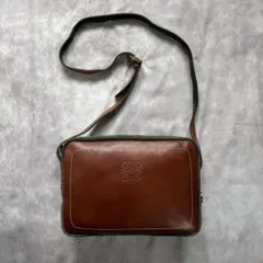 old LOEWE shoulder bag anagram brown y2kのサムネイル