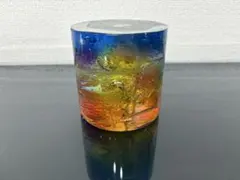 満*月様 ガラス製キャンドルホルダー