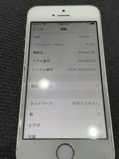 か*ん様 バッテリー88%Apple 第一世代　iPhone SE 16GB S