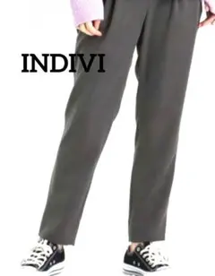 INDIVI なめらかパンツ 34