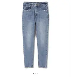 GRL ハイウエストテーパードデニムパンツ　[cu132]