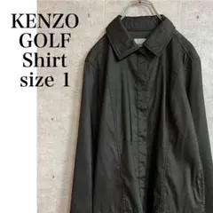 KENZO GOLF シャツ　ジャケット 長袖 レディース ブラック　サイズ1のサムネイル