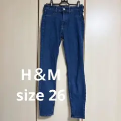 H＆M スキニーデニムパンツ size26のサムネイル