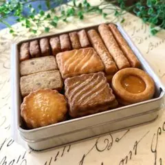 3 クッキー缶 ソルト&チーズ クッキー詰め合わせ 焼き菓子 6/23(火)発送のサムネイル
