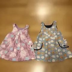 KP ニットプランナー リバーシブルジャンパースカート2枚セット