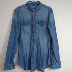 Gap 1969★デニムシャツ Mサイズブルー