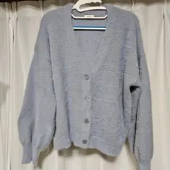 earth music&ecology シャギーニットカーディガン