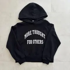 【GU】【値下げ】フード付きパーカー ブラック　トレーナー