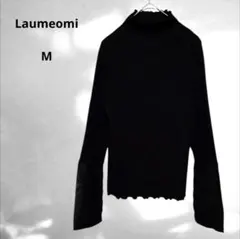 Laumeomi 　しまむら　ハイネック トップス シアー袖 フレアスリーブ