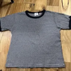 coen USAコットン ボーダー リンガーTシャツ M