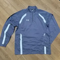 Under Armour グレー ハーフジップナイロンジャケット M