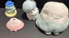すみっこぐらし　あかふじ　やま　しろくま　とかげ　フィギュア　てのりぬいぐるみ
