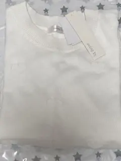 新品/タグ付き/swing by ハート柄クルーニット/ホワイトのサムネイル