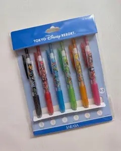 SARASA 東京ディズニーリゾート ボールペン 6本セット