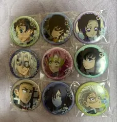 鬼滅の刃 グリッター缶バッジ vol.2 コンプリートセット