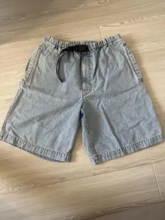Schott デニム ショートパンツ ウェビングベルトのサムネイル