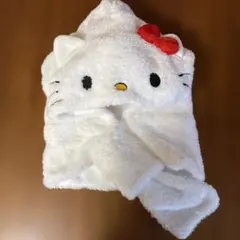 ハローキティ フリース　フード　マフラー