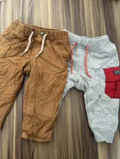 カジュアルパンツ 80cm 2点セット