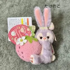 ぬいぐるみチャーム　ストラップ　ハートフェルト・ストロベリーギフト　ステラルー