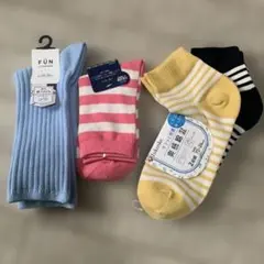 カラフルソックスセット 23-25cm 4足セット