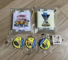 くら寿司 ミニオンズ クリアポーチ 缶バッジ 消しゴム グッズ 6点セットのサムネイル