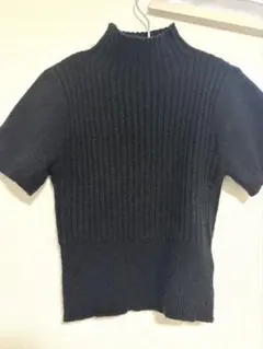 Dazy 黒 半袖ニットセーター M