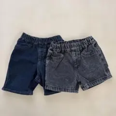 90cm デニム ショートパンツ セット