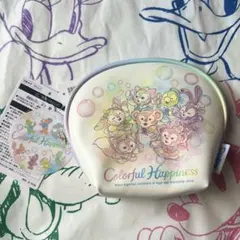 カラフルハピネス　ポーチ　20周年　ダッフィーフレンズ