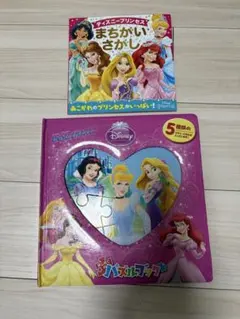 ディズニープリンセス まちがいさがし　パズルブック　2冊セット