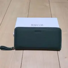 BARCOS ダークグリーン 長財布