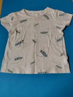 カミキリムシ柄 半袖Tシャツ キッズ 120cm　インセクトコレクションのサムネイル