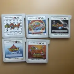 妖怪ウォッチ3DSカセットまとめ売り　初代、元祖 真打、白犬隊、三国志