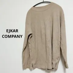EJKAR COMPANY ベージュ 長袖Tシャツ　レディース
