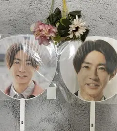 美品 相葉雅紀 ジャンボうちわ2枚、ミニうちわ3枚