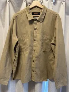 【最終価格】ユニバーサルオーバーオール　ベージュ　長袖シャツ