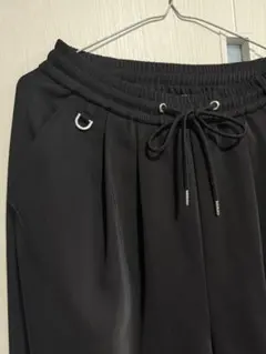 【DOOPZ】イージーパンツ（裾にカフス付き）◇ブラック◇Sサイズ