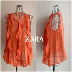 ZARA/フリルトップス