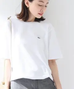 スローブイエナ　ラコステ　カノコクルーネック　Tシャツ