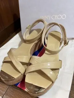 JIMMY CHOO サンダル ベージュ 39のサムネイル