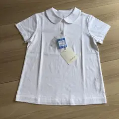 M*※様 CHOPIN ショパン　天竺半袖 ブラウス　120 ホワイト　丸襟　お