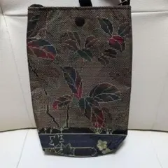 ④ハンドメイド　大島紬　ショルダーバッグ