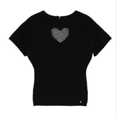 本日発送 andmary Heart point knit tops black - メルカリ