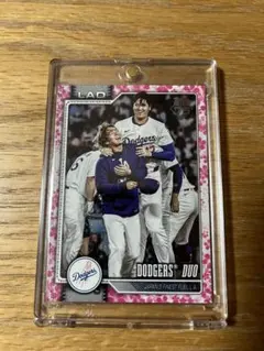 Topps Dodgers Duo 桜パラレル　大谷翔平　山本由伸