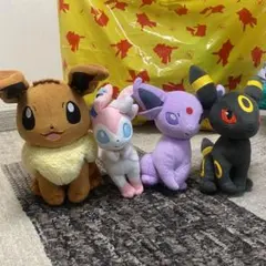ブイズ　ぬいぐるみ　ポケモンセンター　まとめ　エーフィ　ブラッキー　ニンフィアのサムネイル